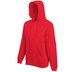 Kapuzen-Sweatshirt "F421" Classic - L - red