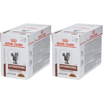 Royal Canin Feline Gastrointestinal Moderate Calorie x2 2x12x85 g Beutel