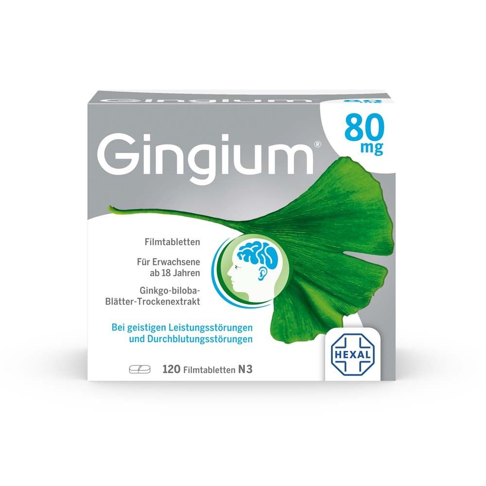 Gingium 80 mg Filmtabletten 120 St