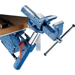 Set Schraubstock 120mm Höhenverstellgerät