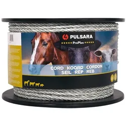Pulsara, Gartenzaun, Schrikkoord (6 MM / 200 Meter / Wit) - Pro Plus