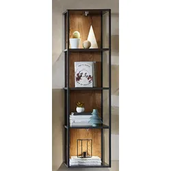 Wohnconcept Wandregal Manhattan Holzoptik Braun Eiche