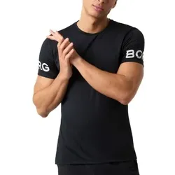 Björn Borg Performance Tee Schwarz Polyester Small Herren