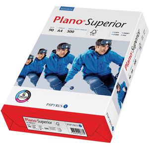 Papyrus Kopierpapier Plano Superior, 88032055, A4, 90g/qm, hochweiß, 500 Blatt