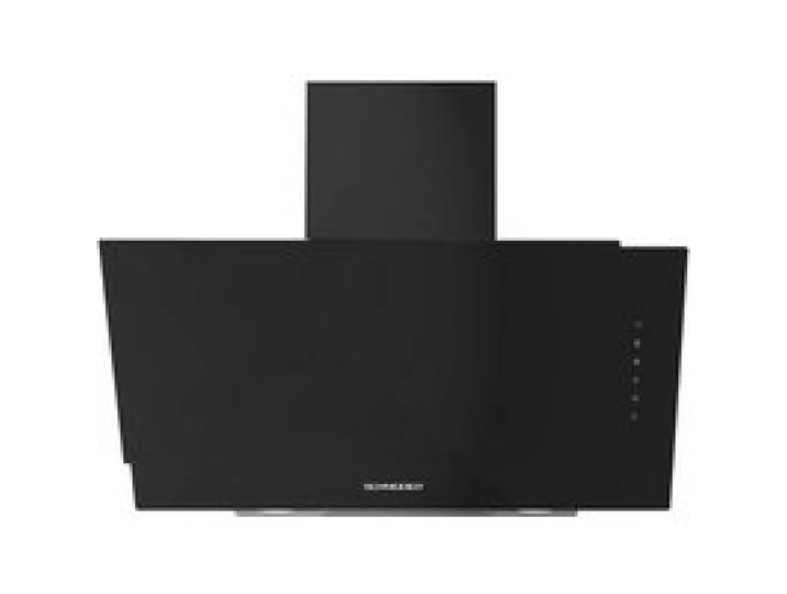 Hotte décorative noire - Schneider SCHD90BG-BA - 90 cm - 650 m³/h - 3 vitesses - Fonction Booster