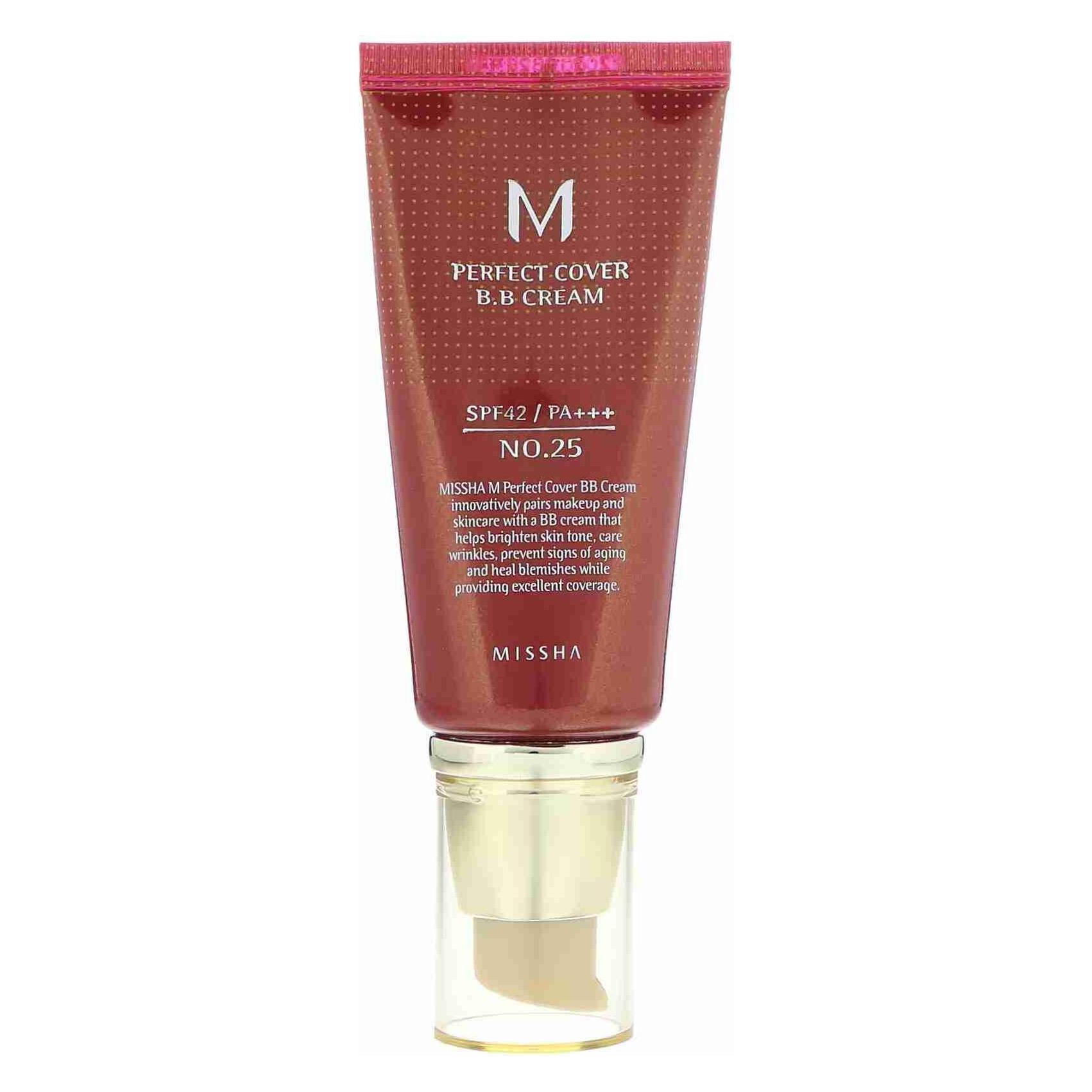 Missha Perfect Cover (25, 25 Warm Beige, No.25 Warm Beige, Nr.25 Warmbeige, Warm Beige, 50 ml) (8809530064955)