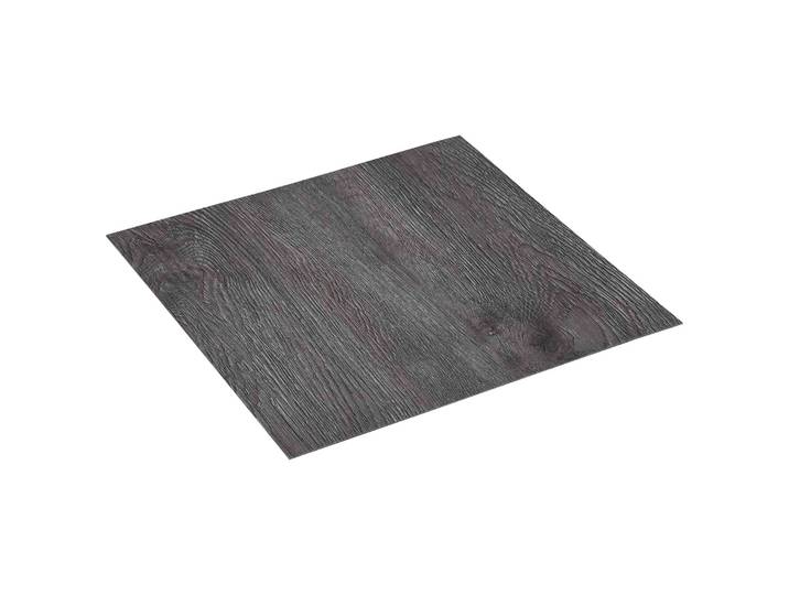 vidaXL Selbstklebende Bodenplanken Dunkelbraun und Schwarz
