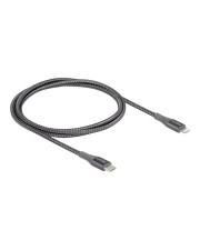 Delock Daten- und Ladekabel USB Type-C zu Lightning für iPhone iPad iPod grau 1 m Digital/Daten 1 m Grau (86631)