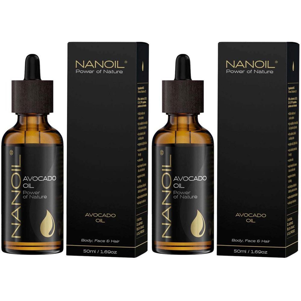 Nanoil - Avocado Oil x2 2x50 ml Öl