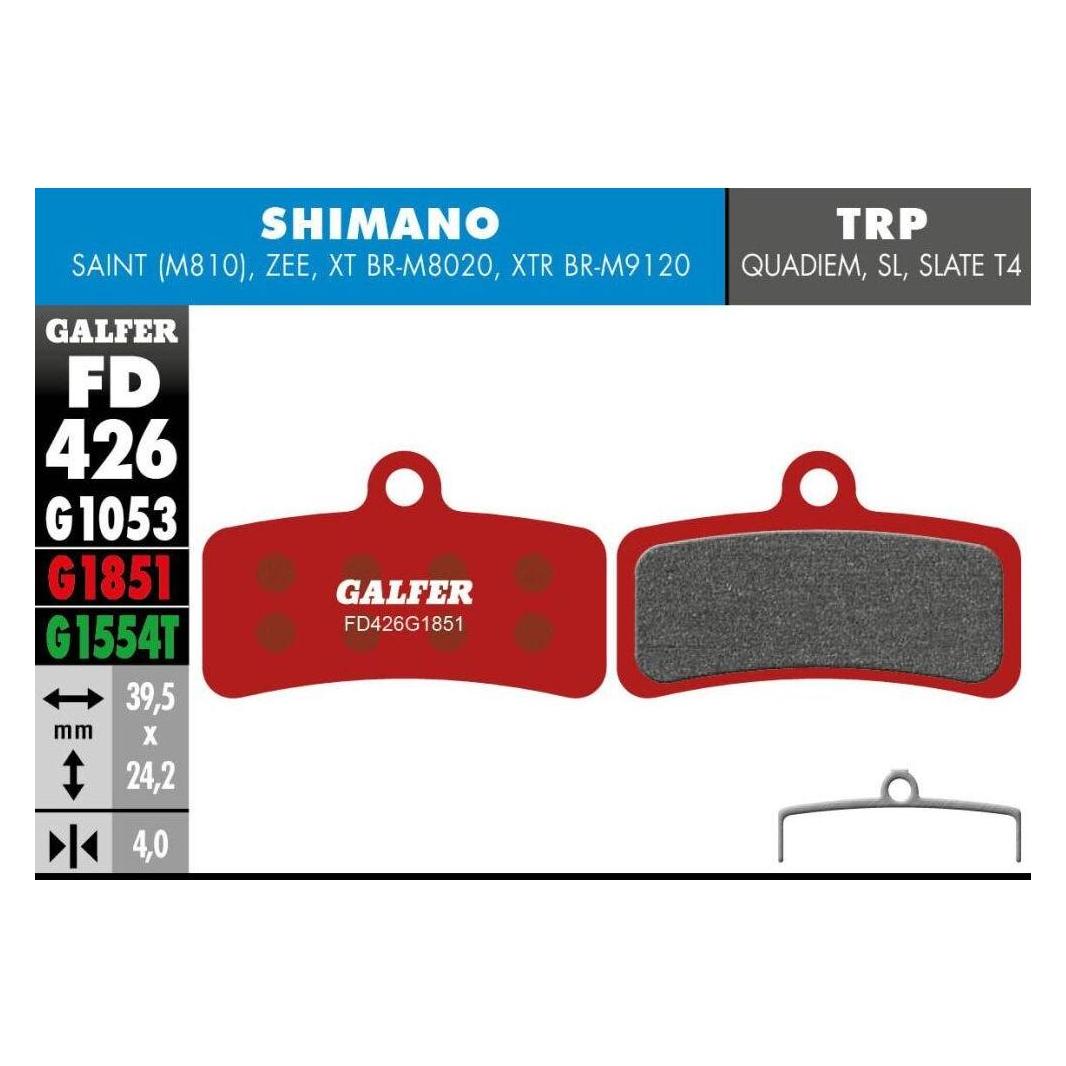 Galfer Bike FD426 Advanced Bremsbeläge (Shimano, Tektro, TRP) (FD426G1851)