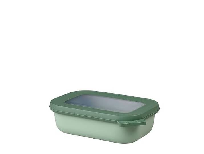 Mepal - Bol Multifonction Rectangulaire - Boîte Conservation Alimentaire avec Couvercle - Convient comme Boîte de Hermétique pour le Réfrigérateur\, Micro-ondes & Congélateur - 500 ml - Nordic sage