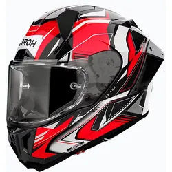 Airoh GP 800 Must, Integralhelm - Schwarz/Weiß/Rot - XL