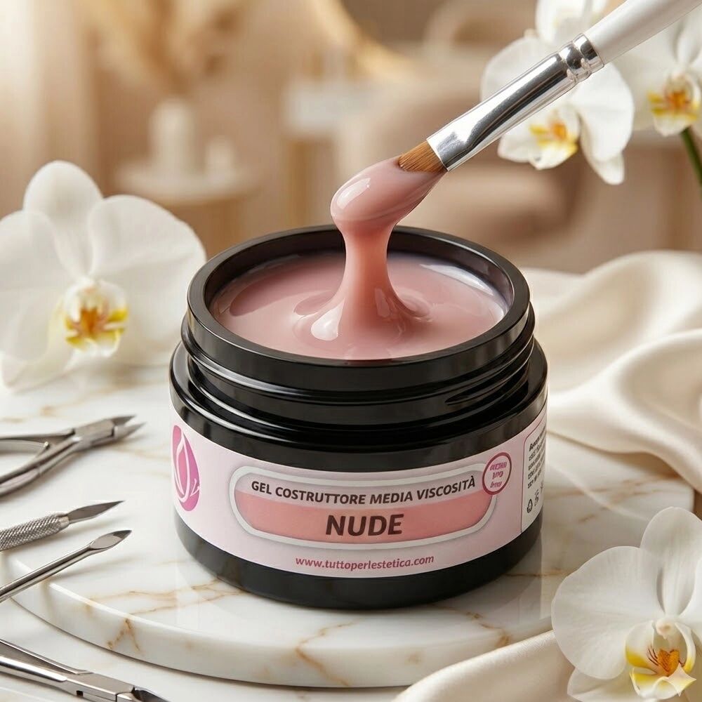 Tuttoperlestetica Gel Base Costruttore Monofasico Nude Autolivellante Media viscosità – 15g HEMA & TPO Free