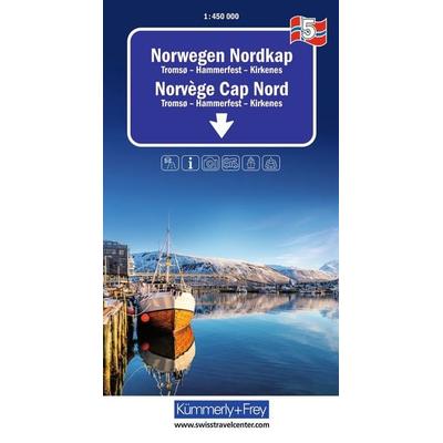 Kümmerly+Frey Regional-Strassenkarte 5 Norwegen Nordkap 1:450.000, Sonstige von , Kümmerly+Frey, 978-3-259-30079-4