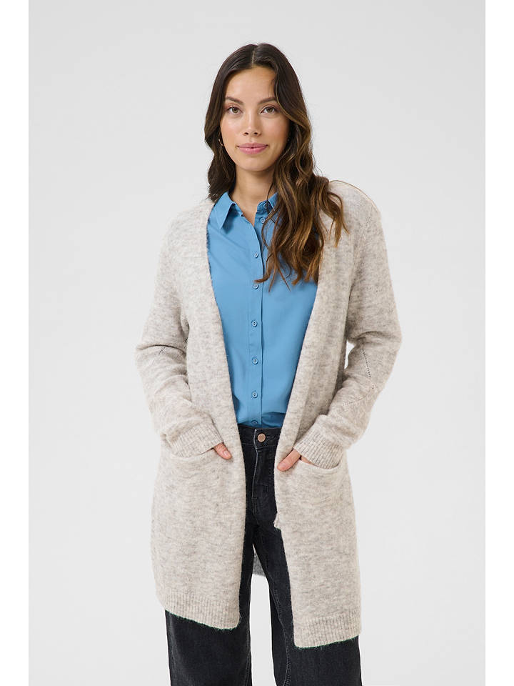 Kaffe Cardigan in Grau - S
