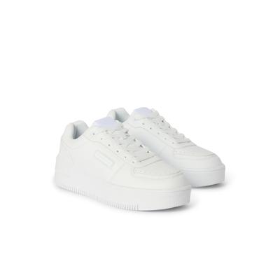 Sneaker CHAMPION "RD18 TWIN PLAT", Damen, Gr. 37,5, Synthetik, weiß (triple wht), Schuhe Sneaker