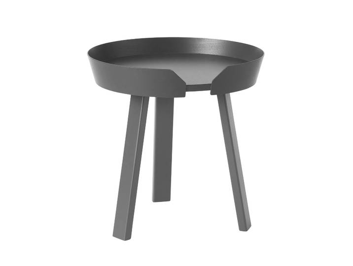 Muuto Table Around petite gris anthracite