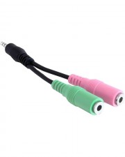 Delock Audio-Adapter Mini-Phone Stereo 3.5 mm M W 12 cm (65344)