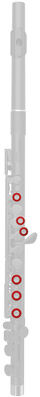 Nuvo Band Plugs for Flute Red Rot
