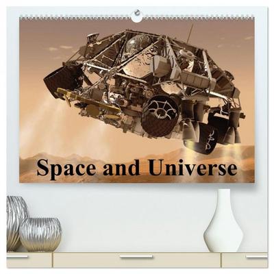 Space and Universe (High Quality Premium Wall Calendar 2026 DIN A2 landscape),CALVENDO 12 Month Wall Calendar