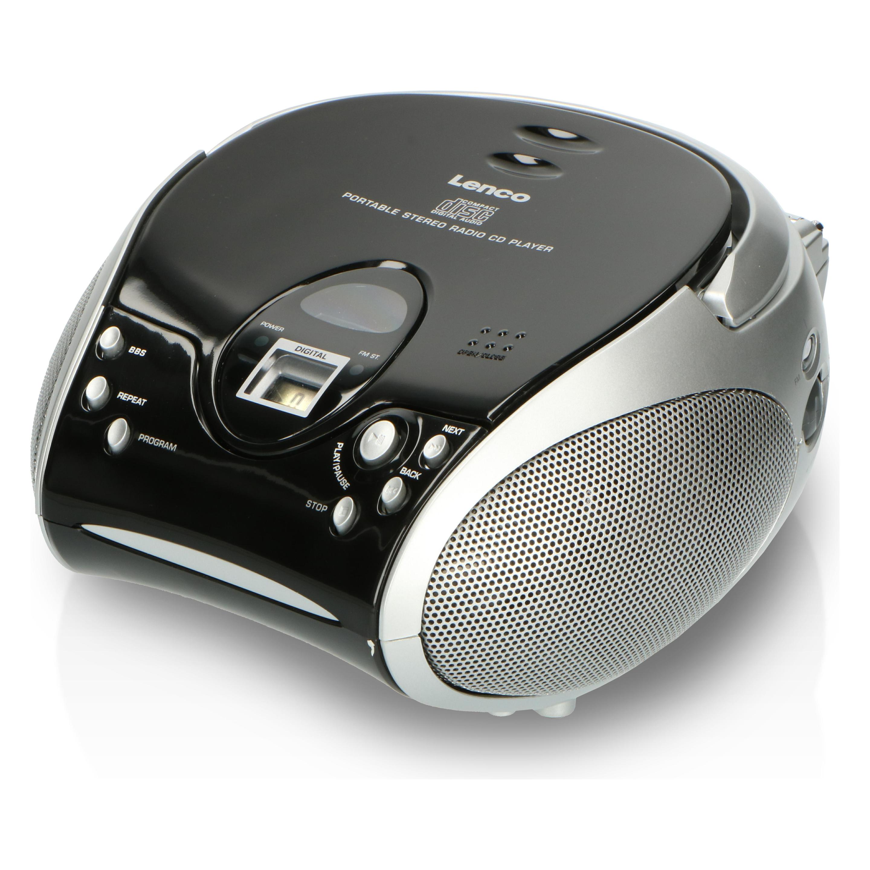 Lenco SCD-24 (FM, Bluetooth) (SCD-24 Schwarz/Silber)