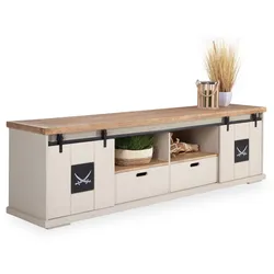 Lowboard SANSIBAR HALMSTAD (BHT 210x60x45 cm) - braun - BHT 210x60x45 cm