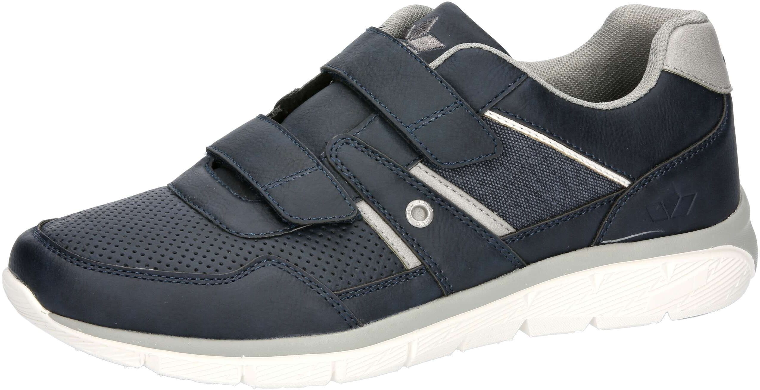 Klettschuh LICO "Freizeitschuh Conner V", Herren, Gr. 38, blau, Synthetik, Schuhe Klettschuh