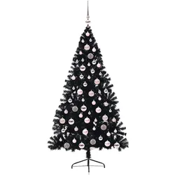 vidaXL, Weihnachtsbaum, Robin (mit 120 pinken Bällen) (180 cm)