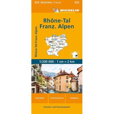 Michelin Rhonetal - Französiche Alpen, Karte von , Michelin, 978-2-06-725942-3