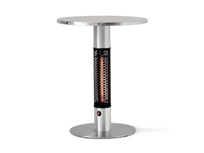 Table chauffante extérieure électrique - FAVEX – 1 500 W – Surface 2 à 4 m² – IP55 – Inox brossé – Chauffage intégré