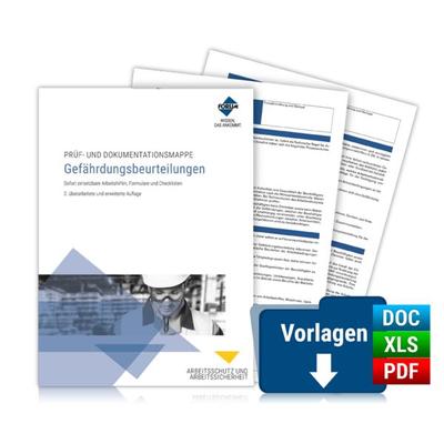 Prüf- und Dokumentationsmappe: Gefährdungsbeurteilungen, Gebundene Ausgabe von Forum Verlag Herkert GmbH, Forum Verlag Herkert, 978-3-9887526-1-1