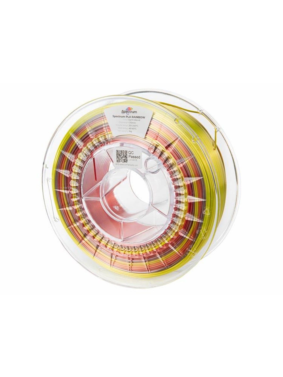 Spectrum 3D Filament / PLA SILK Rainbow / Earth Blend / ? 1.75 mm / 1 kg, 1kg