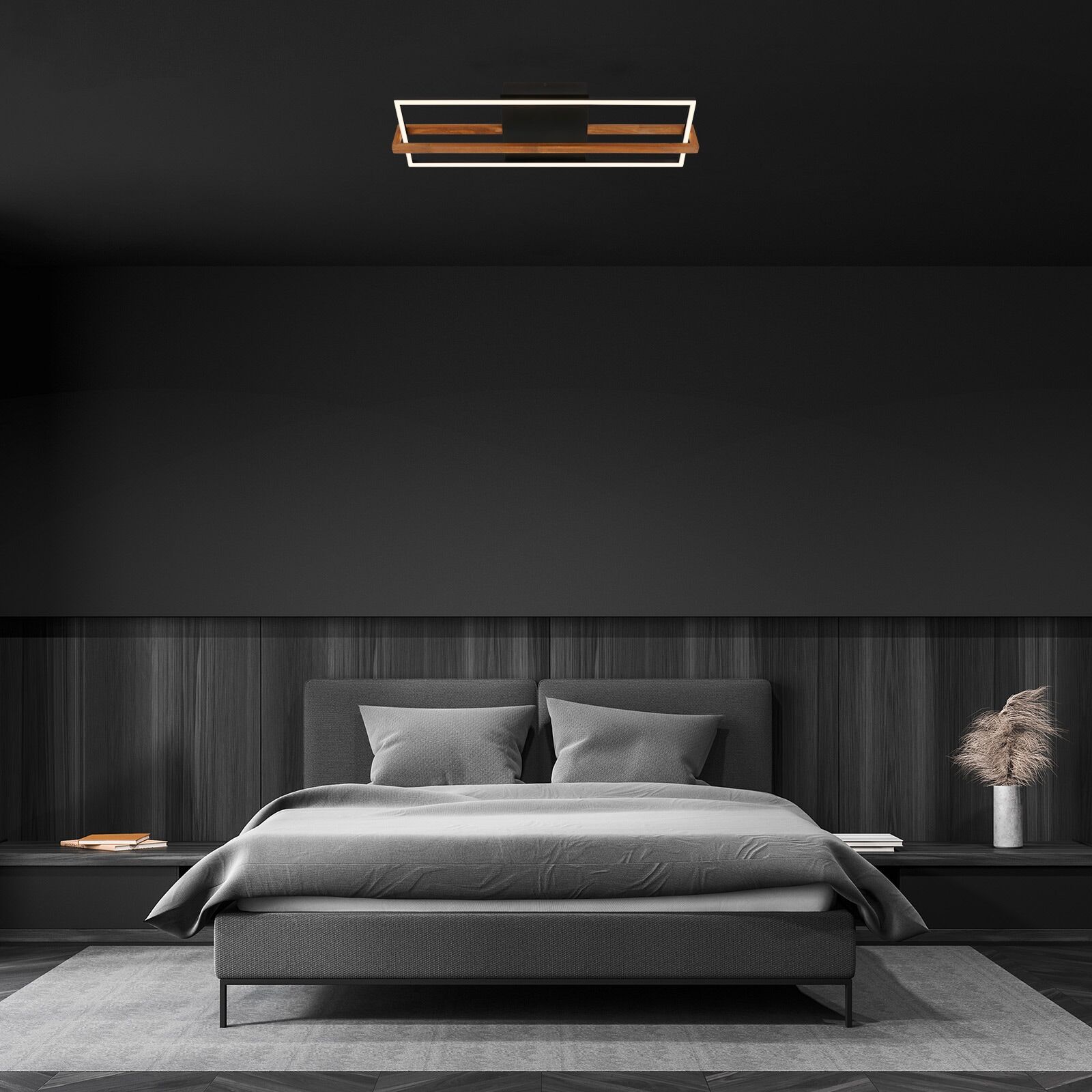 BRILONER LEUCHTEN Deckenleuchte "Deckenleuchte NESTED", braun (weiß, neutral), Leuchten, Deckenleuchte