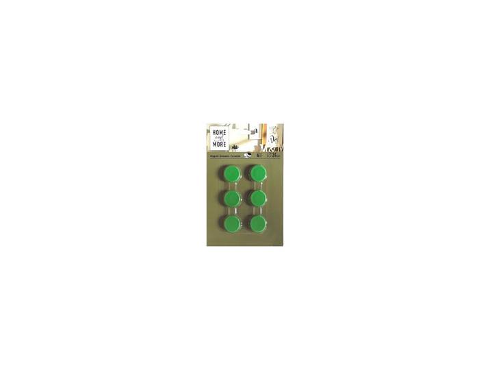 My Home Magnete Grün ⌀ 3 cm 6 Stück