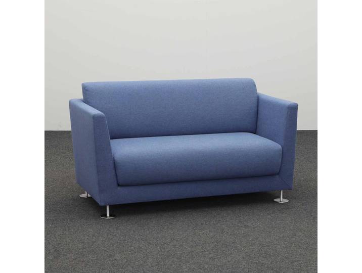 2-Sitzer Lounge Sofa Milani Nesis, 128.0 x 49.0 cm, Blau, Neu, Eleganz & Komfort - Ideal für entspannte Stunden