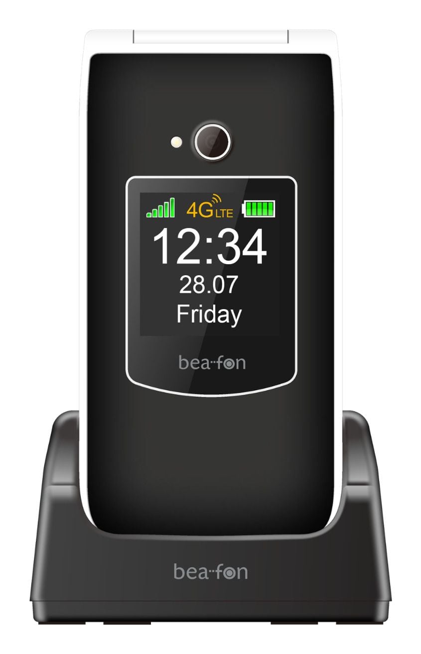 Beafon SL605pro LTE 128 MB 4G Smartphone 6,1 cm (2.4 Zoll) (Schwarz/Weiß) SL605PROLTE EU00