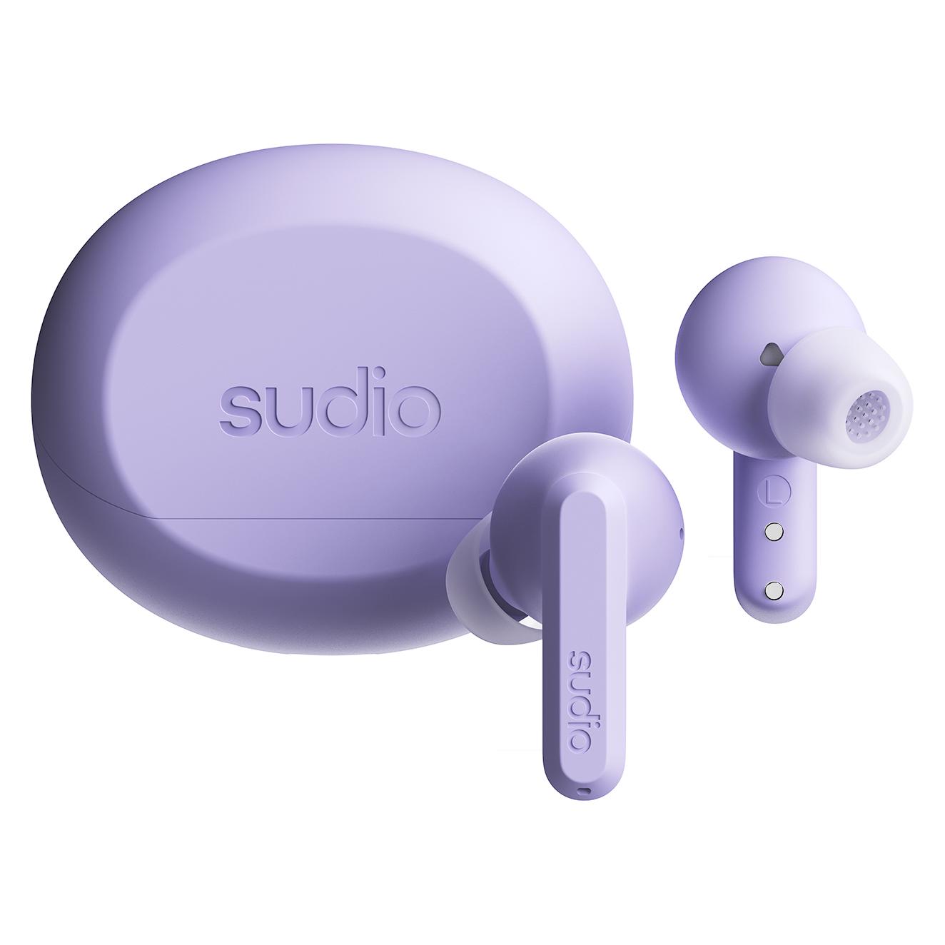 Sudio Kopfhörer A3 Pro Lila In-Ear True Wireless (ANC, 25 h, Kabellos) (A3PROPUR)