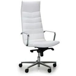 Leder-Chefsessel PROKURIST, weiß