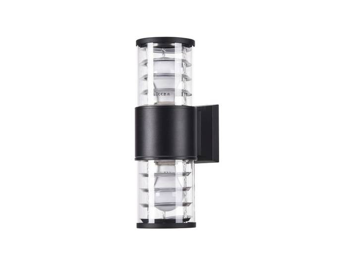 Maytoni Aussenwandleuchte Outdoor, Schwarz, Metall, zylindrisch, 10.8x32x16.5 cm, CE, gleichmäßige Lichtverteilung, Lampen & Leuchten, Außenbeleuchtung, Außenleuchten