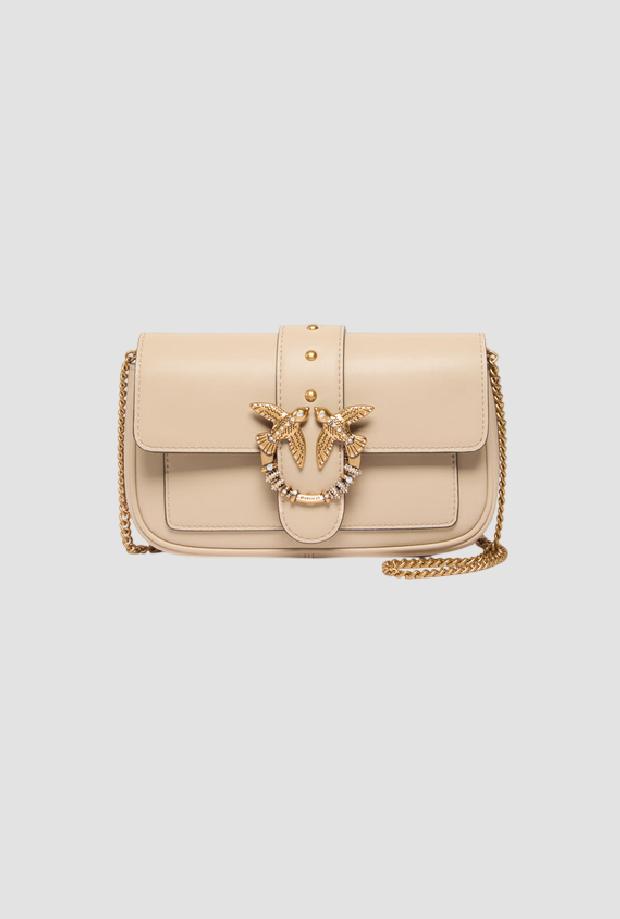 Pinko Handtasche, kleine "Love"-Tasche für Damen, Beige