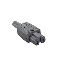 Bachmann 916170 Heißgeräte-Steckverbinder 789 Schwarz 1 St.