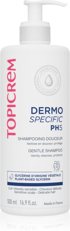 Topicrem PH5 Gentle Shampoo shampooing doux usage quotidien pour cuir chevelu sensible 500 ml