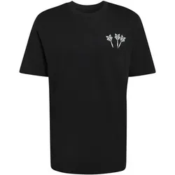 ADIDAS Herren Shirt NOVELTY DART GRAFIK, Größe M in Schwarz Schwarz