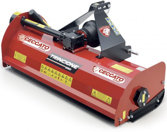 Ceccato Olindo Leichter Mulcher für Traktor Ceccato Trincione 290 - feste Aufnahme - Breite 120 cm