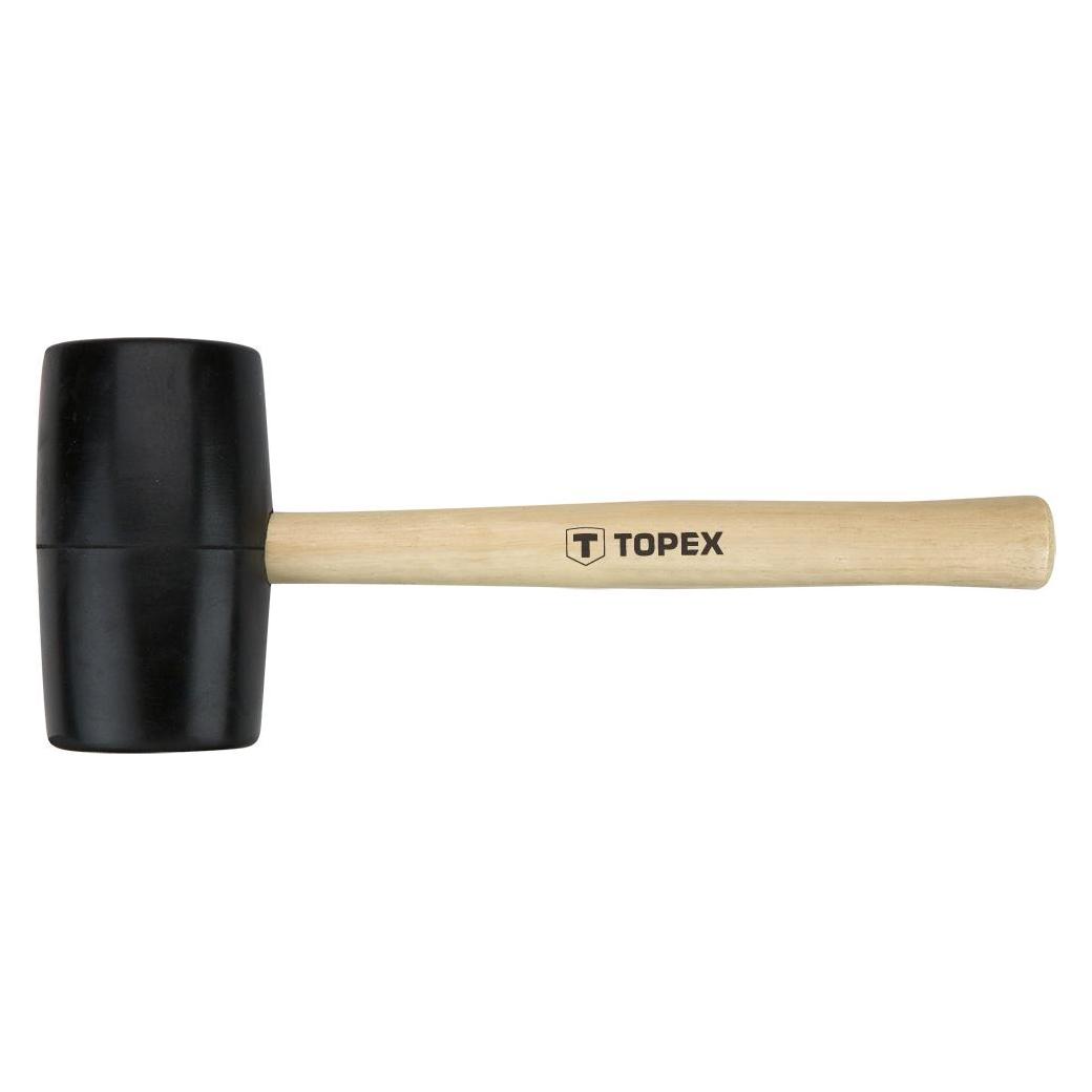 Topex Gummihammer mit Holzgriff 680g 337mm (02A345) (680 g) (02A345)