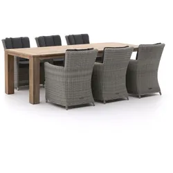 Intenso Adriano/ROUGH-X 240 cm Gartenmöbel-Set 7-teilig