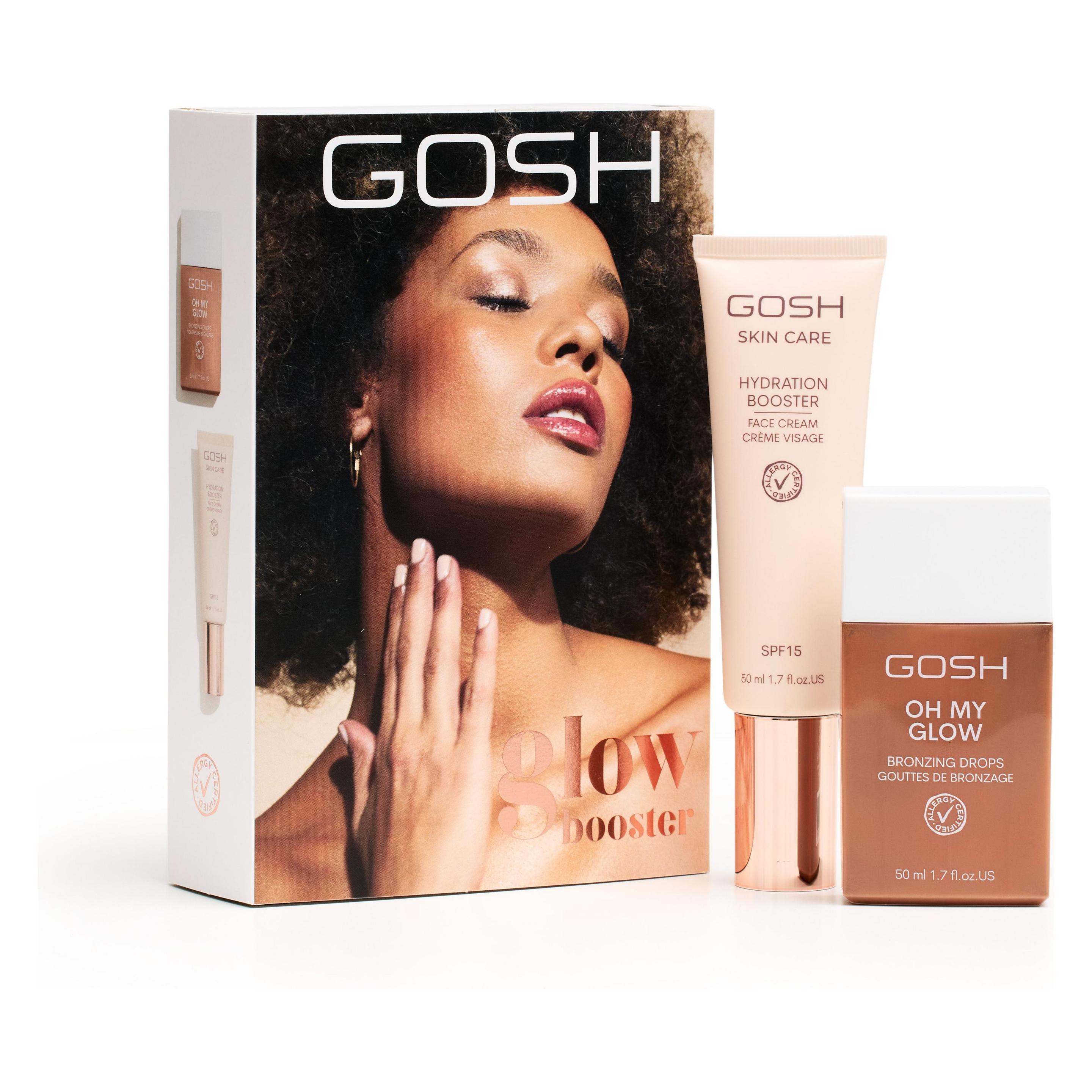 Gosh Glow Booster Set (Gesichtspflege Set, Make up Set) (5711914202491)