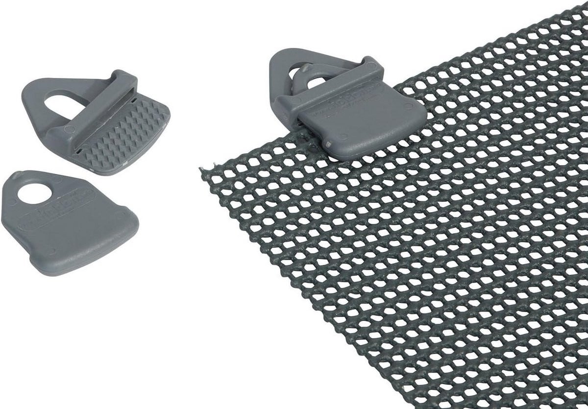 Set van 4 Tarpaulin Clips - Grijs