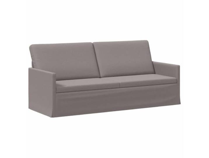 vidaXL 3-Sitzer Sofa Taupe 190 x 81 x 82 cm Stoff