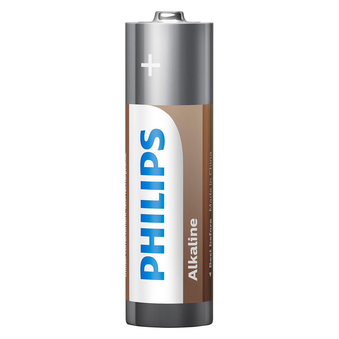 Philips Alkaline AA battery 40-foil pack-LR6A40F (40 Stk., AA) (LR6A40F/10)